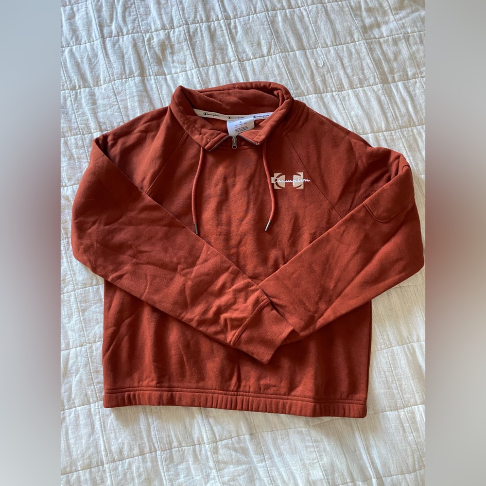 Campus Eco Fleece Mini Zip Mock Neck - NWOT